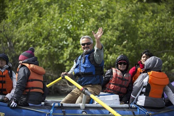 Rafting to Chilkat Bald Eagle Preserve from Haines 