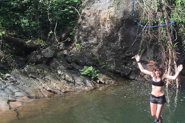 El Yunque Rainforest with Waterslides and Transport from San Juan