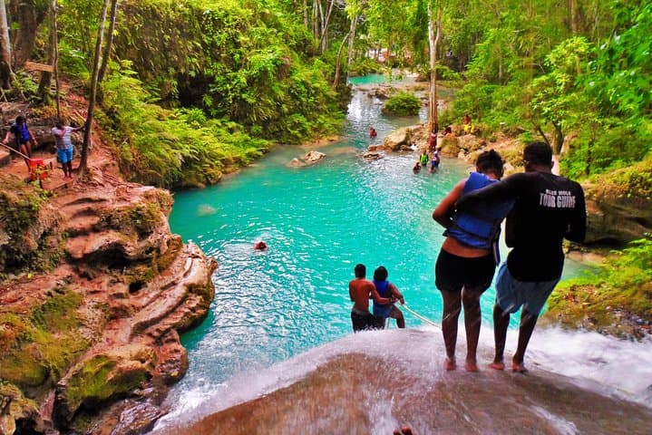 Cool Blue Hole from Ocho Rios