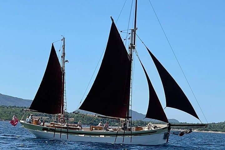 Sailing day trip on Tall Ship Andrea Jensen with Lunch and Wine