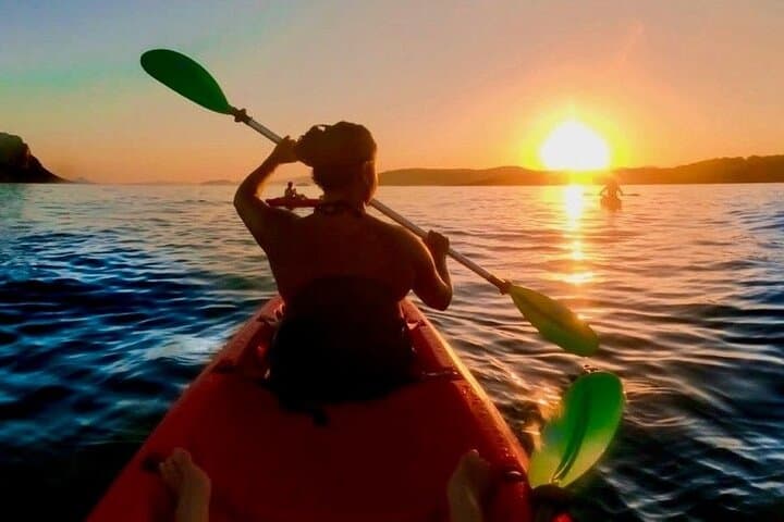 Sunset Kayak Tour with Snorkeling and Local Aperitif