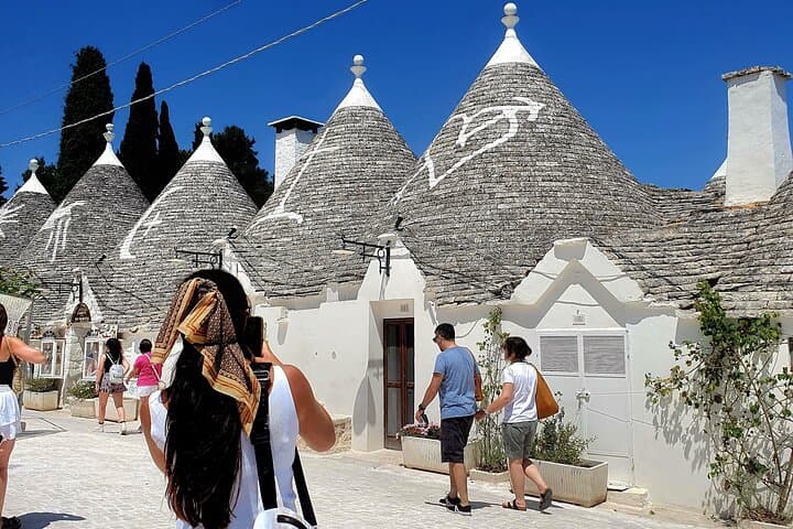  from Brindisi: Alberobello, Locorotondo, Ostuni & Apulian brunch