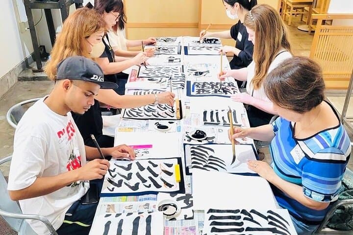 Art Meditation & Japanese Calligraphy in a Zen Garden