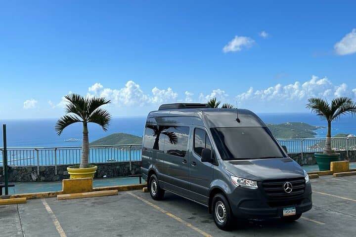 3 Hours Luxury Mercedes Van Tour in Saint Thomas