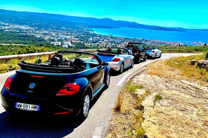 Drive a Cabriolet from Marseille to Cassis La Ciotat 
