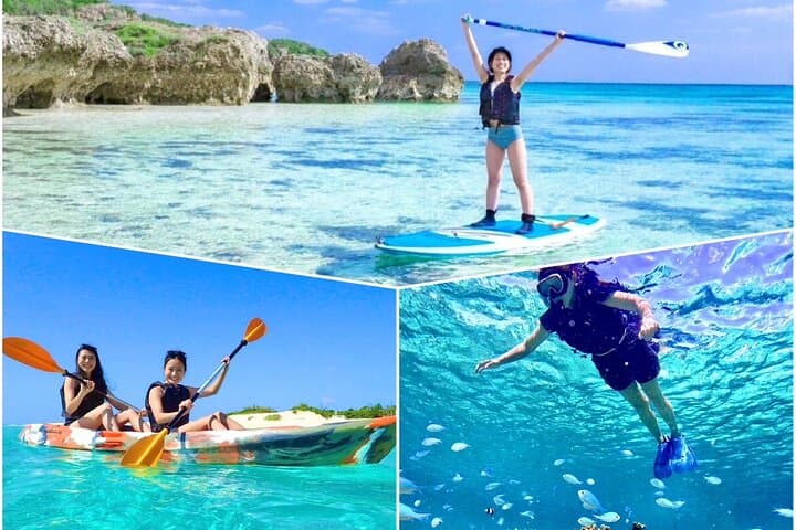 [Miyako Island/Full Day] Sea Turtle Snorkeling & SUP or Canoe