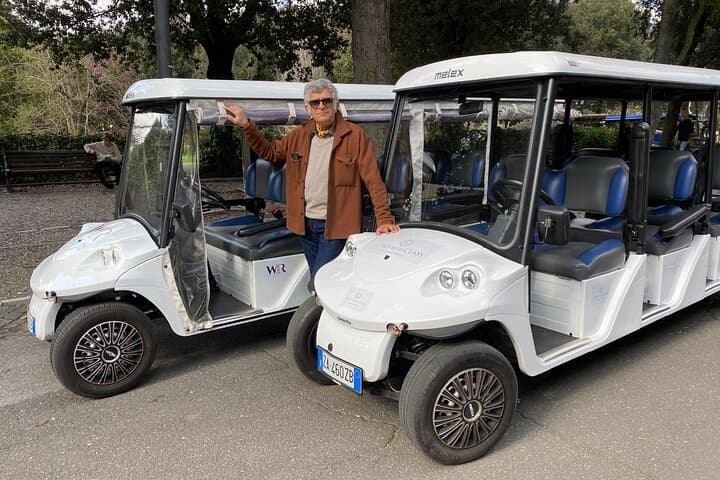 3 hour Golf Cart tour of Rome with Gelato