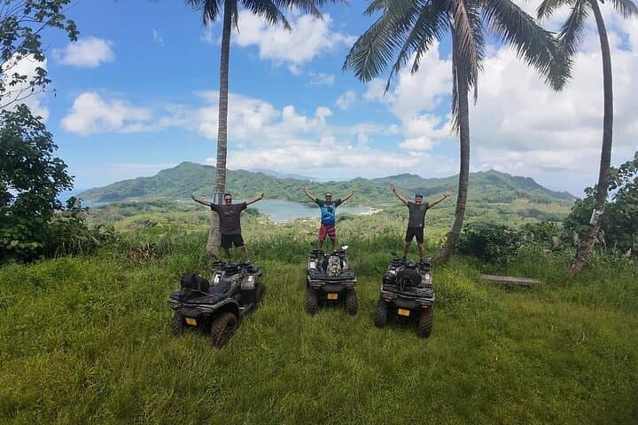 Trip to the heart of Tahaa Safari Mountains in Quad / ATV