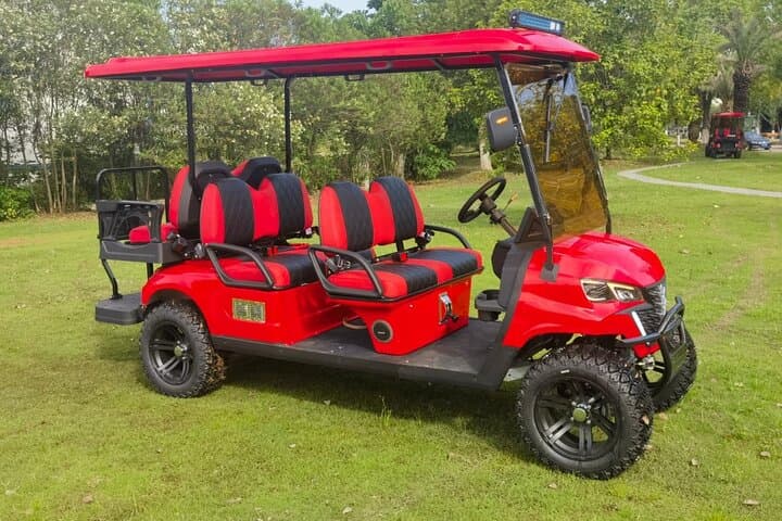 6 Seater Luxury Golf Carts Rental in Grand Turk 