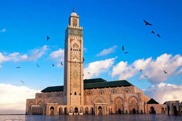 Tour of Casablanca from cruise or hotels, guided tour. 