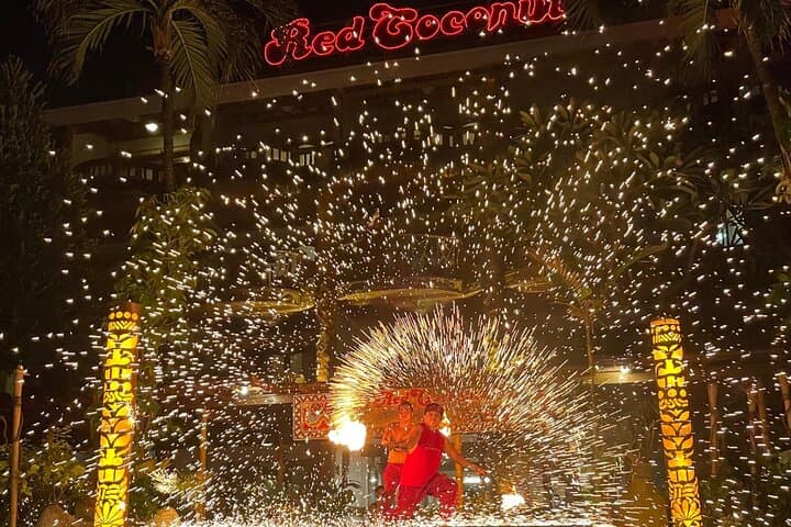 Fire Dancing Show At Red Coconut Beach Hotel