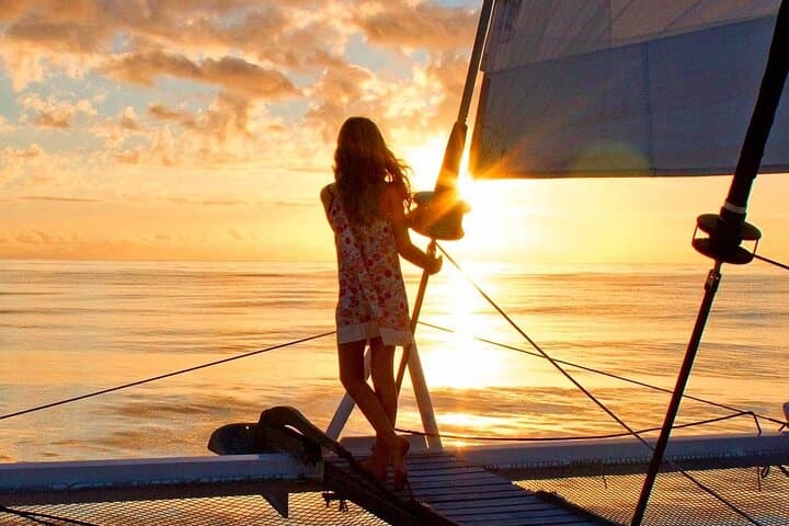 Limassol Sunset Catamaran Cruise with Snacks and Drinks 