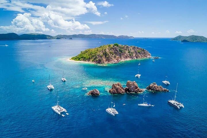 Norman Island -The Caves & The Indians - Sailing & Snorkel Tour 