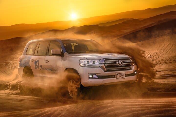 Dubai Premium Red Dunes Safari, Camels & 5* BBQ at Al Khayma camp
