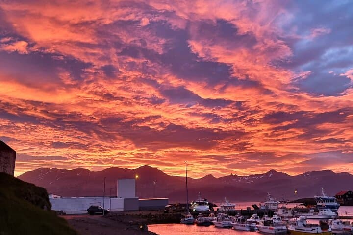 Sunset Boat tour in Iceland