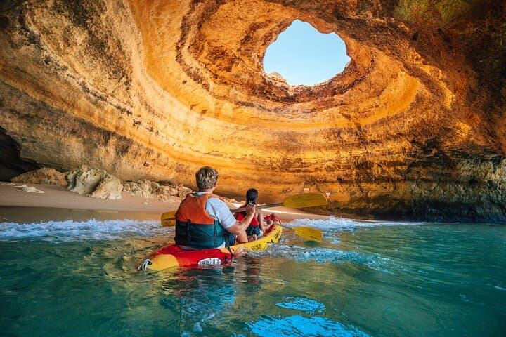 Kayak Benagil Cave with 1st kayak tour company