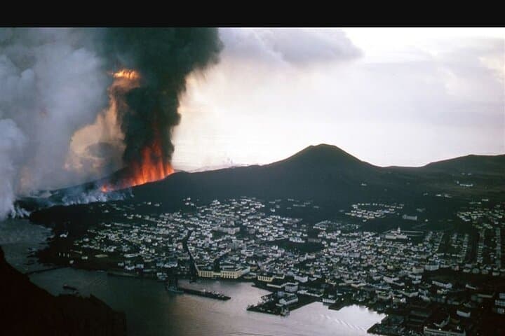 Eyjascooter volcano tour in Westman Island