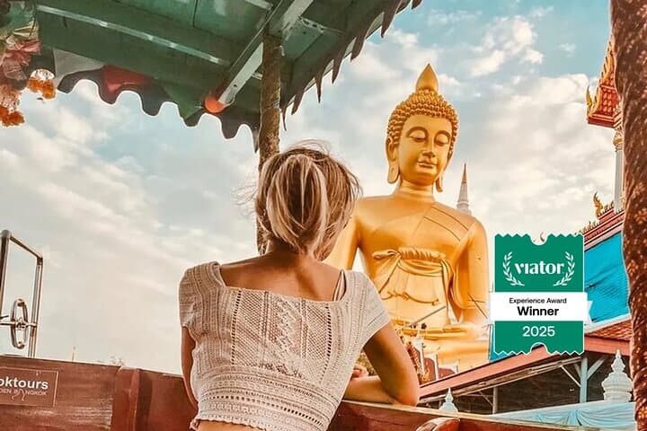 Bangkok Canal Boat Tour: Big Buddha & Artist Village(2 hrs)