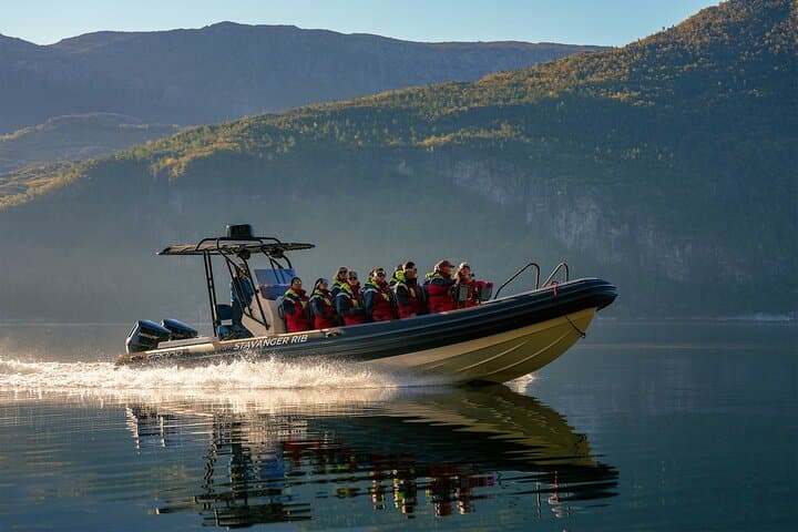 From Stavanger: Lysefjord Sightseeing RIB Boat Tour
