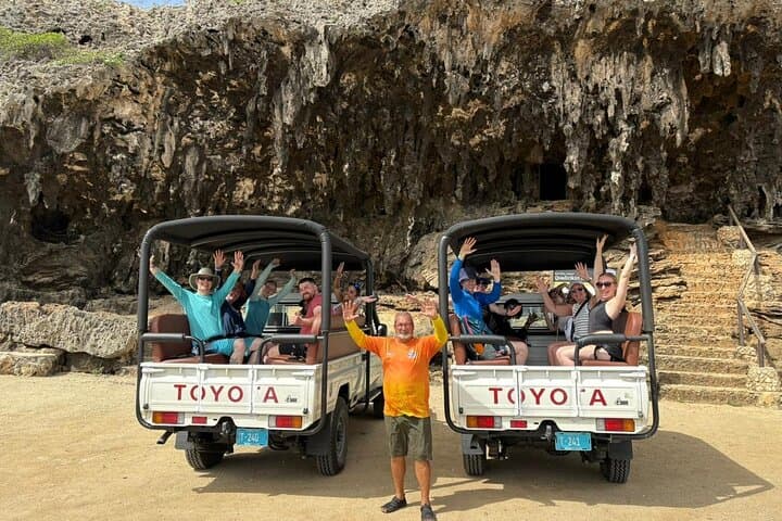 Jeep Tour Arikok National Park and Snorkeling at Baby Beach