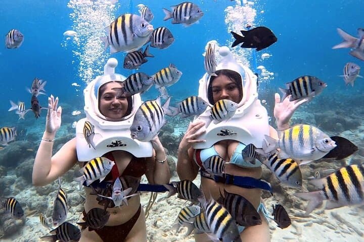 Curacao Helmet Diving-Walk the Ocean Floor, No Swimming Required 